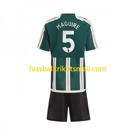 Fußballtrikots Manchester United Harry Maguire 5 Kinder 2023-2024 Kurzarm Auswärts-trikot kaufen